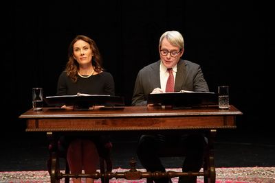 Laura Benanti and Matthew Broderick Photo