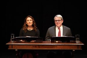 Laura Benanti and Matthew Broderick Photo