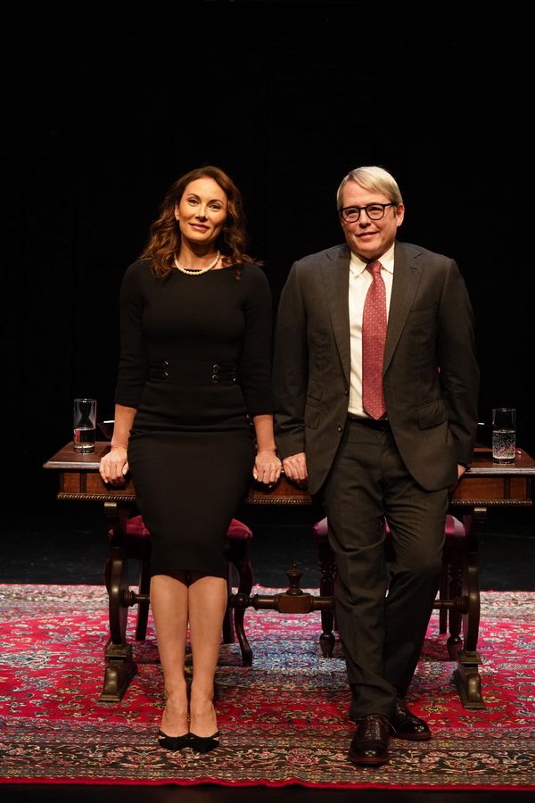 Laura Benanti and Matthew Broderick Photo