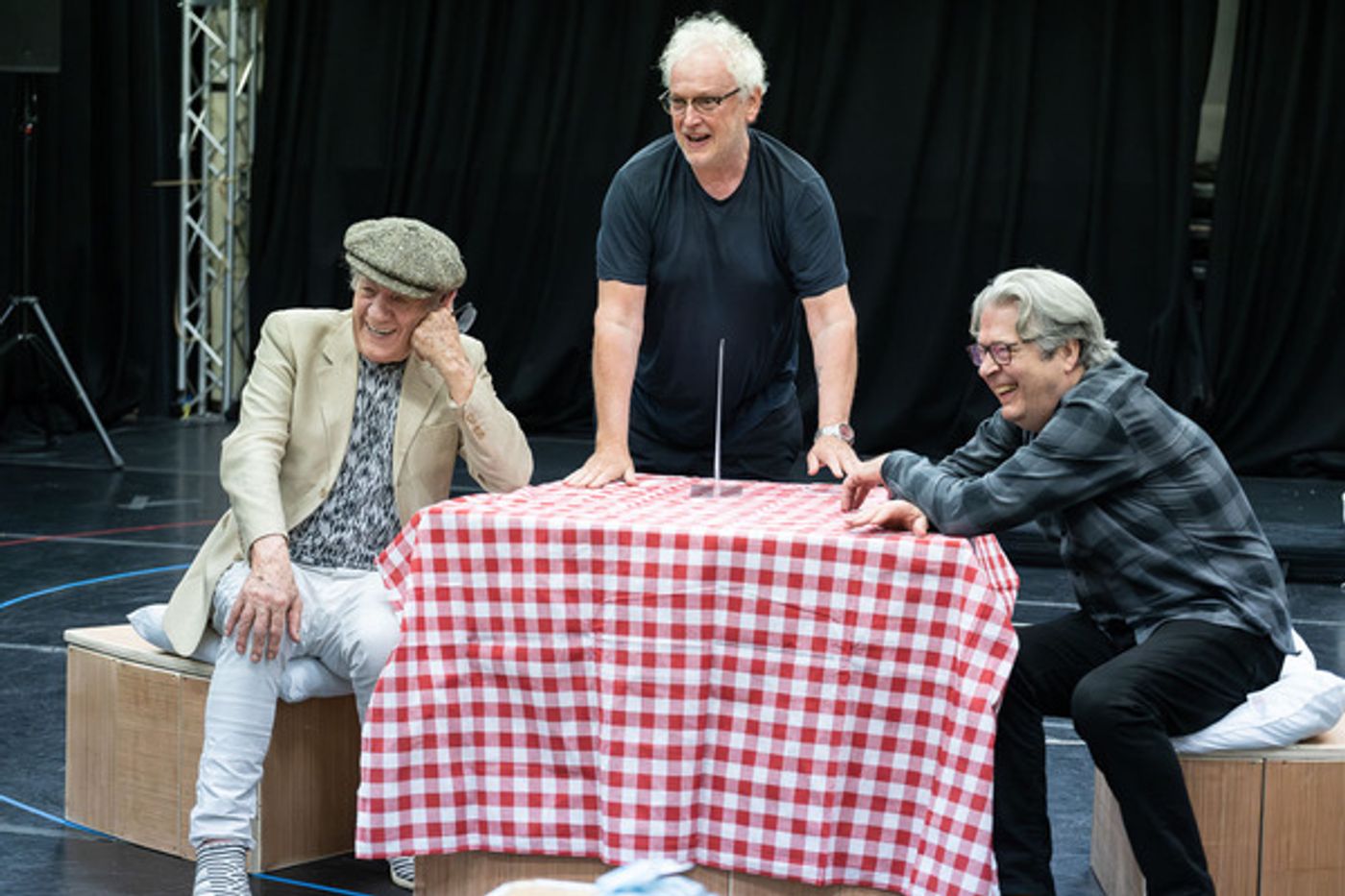 Photos: See Ian McKellen and Roger Allam in Rehearsal for FRANK AND PERCY at Theatre Royal Windsor  Image