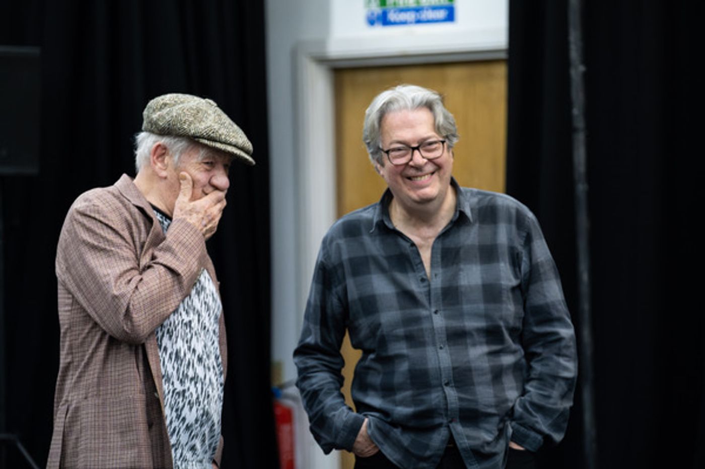Photos: See Ian McKellen and Roger Allam in Rehearsal for FRANK AND PERCY at Theatre Royal Windsor  Image