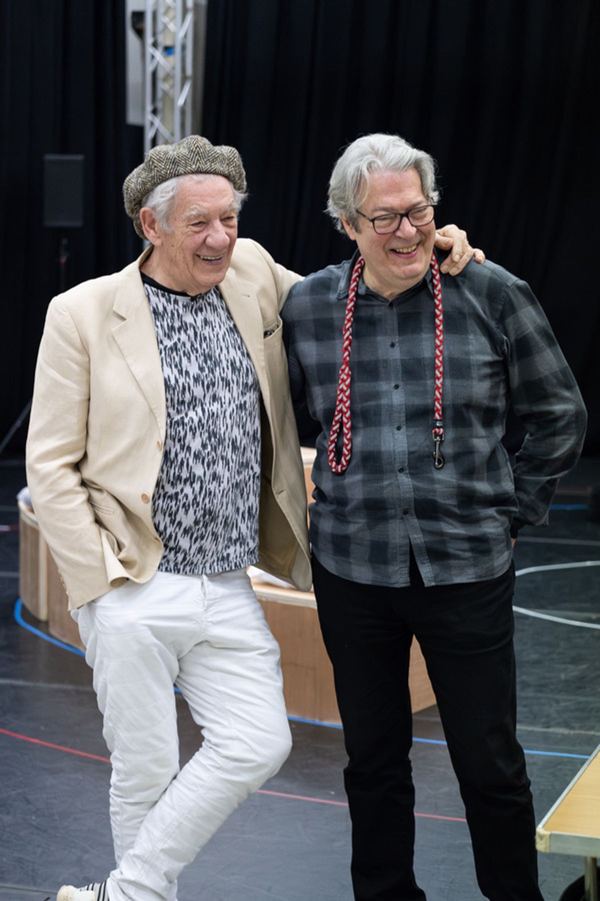 Ian McKellen and Roger Allam at 