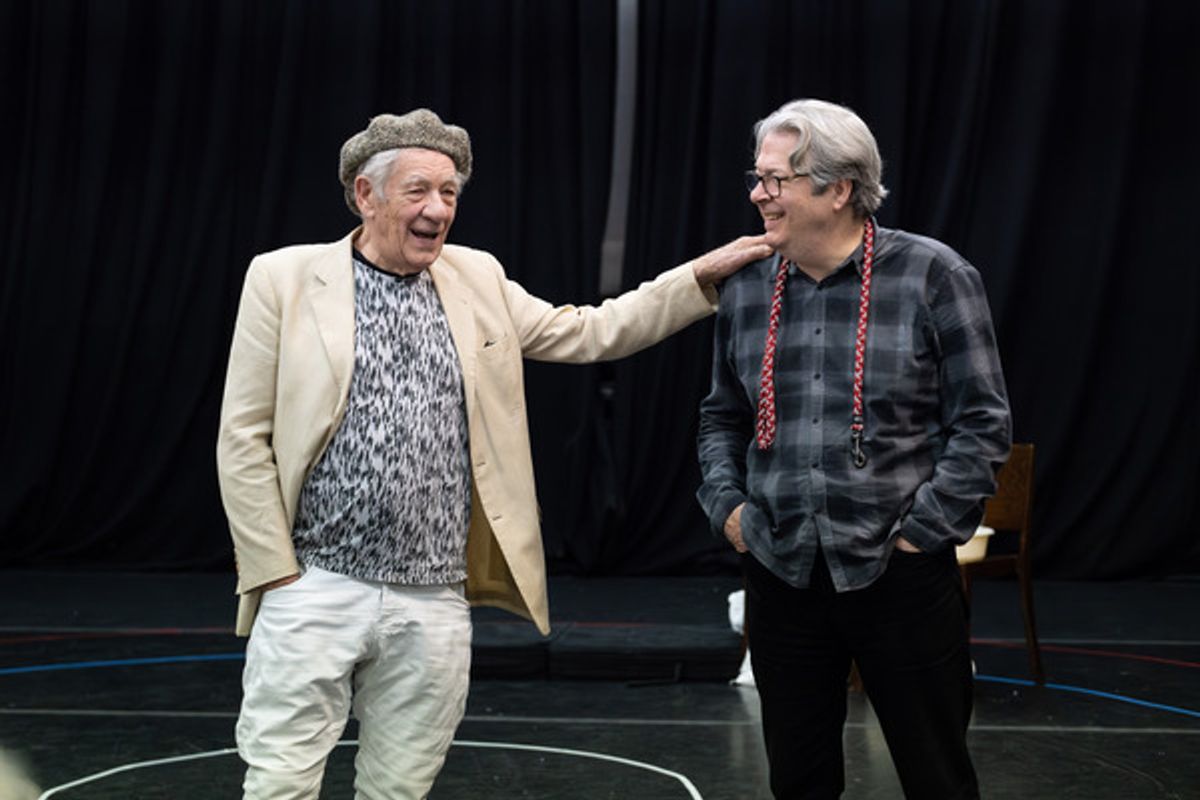 Ian McKellen and Roger Allam  at 