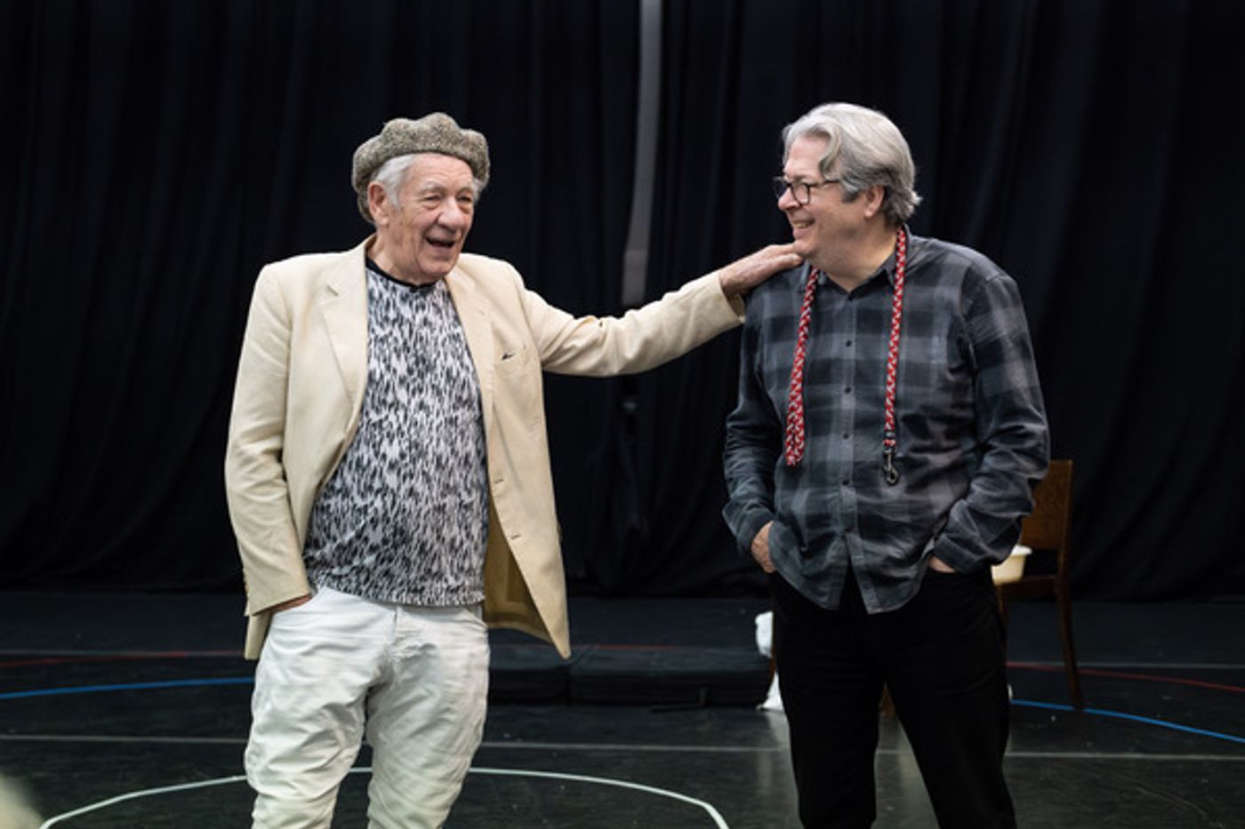 Photos: See Ian McKellen and Roger Allam in Rehearsal for FRANK AND PERCY at Theatre Royal Windsor  Image