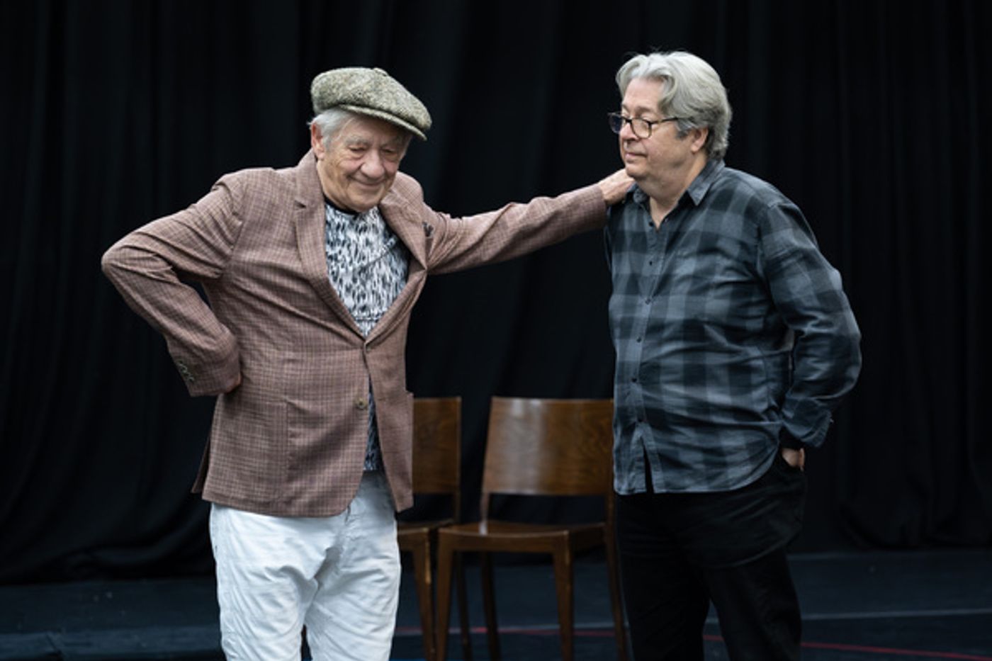 Photos: See Ian McKellen and Roger Allam in Rehearsal for FRANK AND PERCY at Theatre Royal Windsor  Image