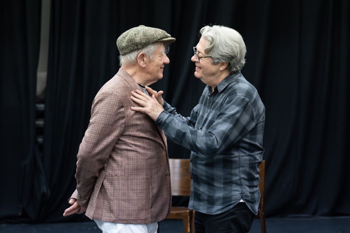 Ian McKellen and Roger Allam at 