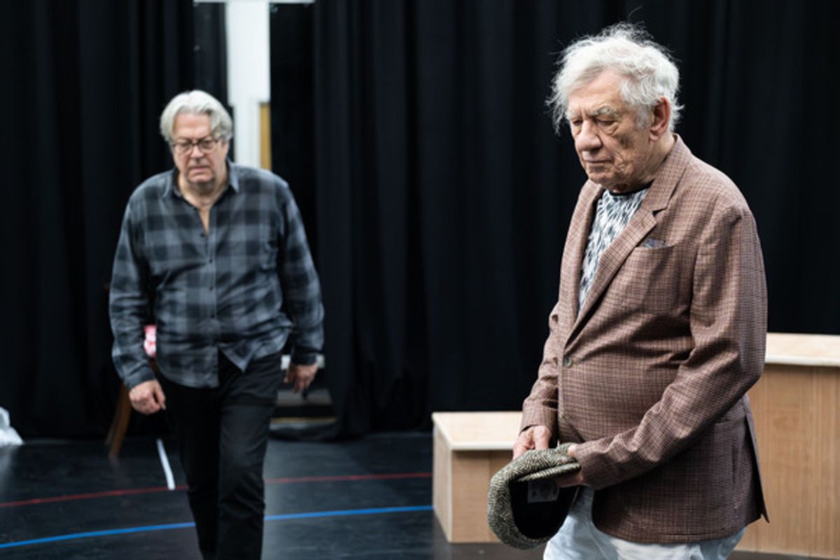 Roger Allam and Ian McKellen at 