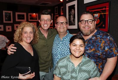 Mary Testa, Gavin Lee, Brad Oscar, Diego Prieto Photo