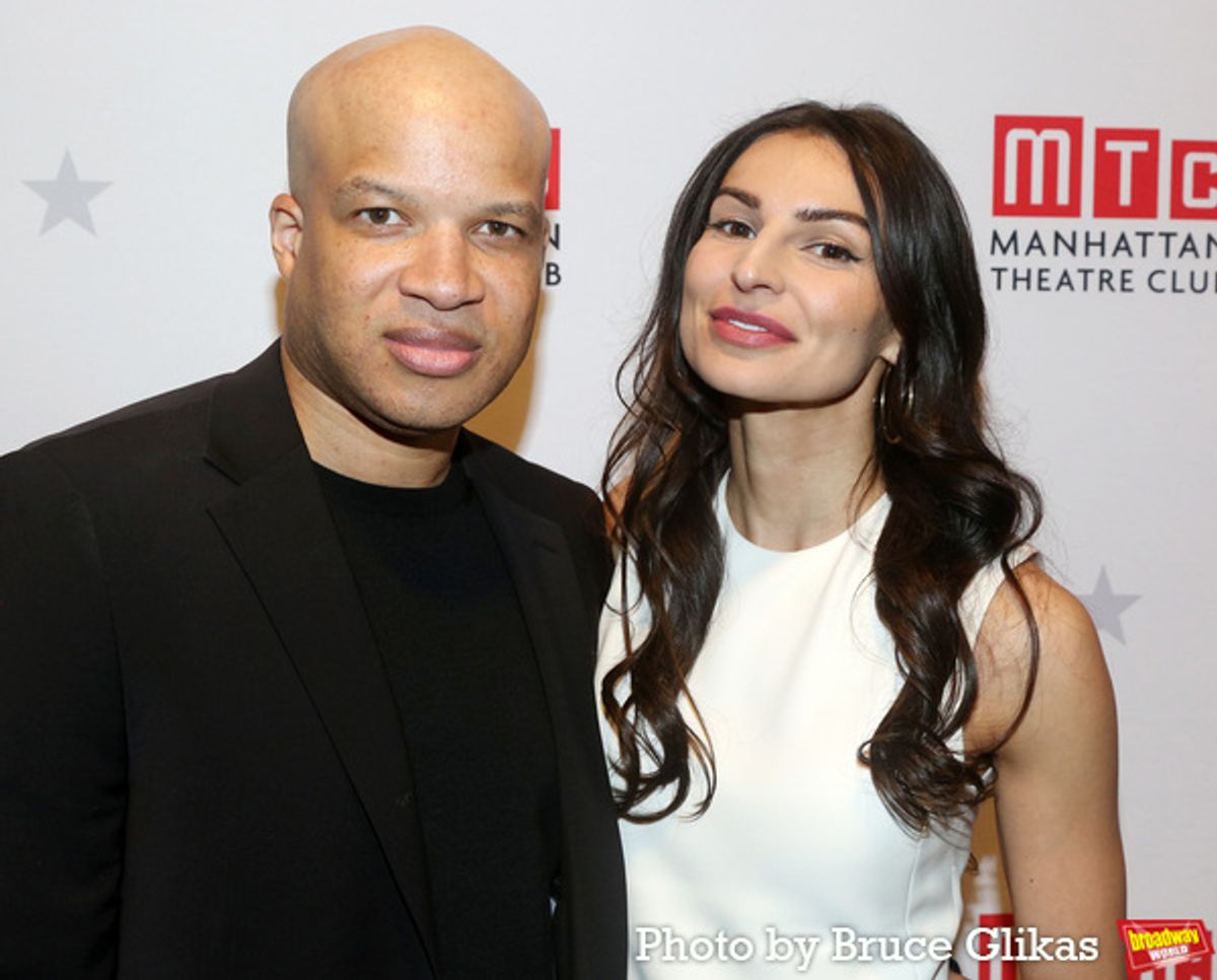 Glenn Davis and Martyna Majok at 
