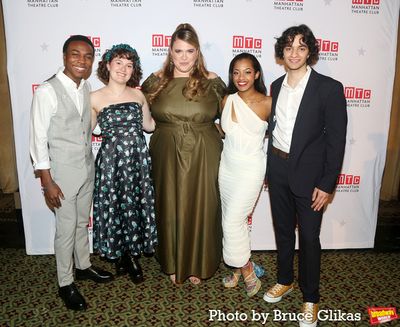 Fernell Hogan, Nina White, Bonnie Milligan and Olivia Elease Hardy and Michael Iskand Photo