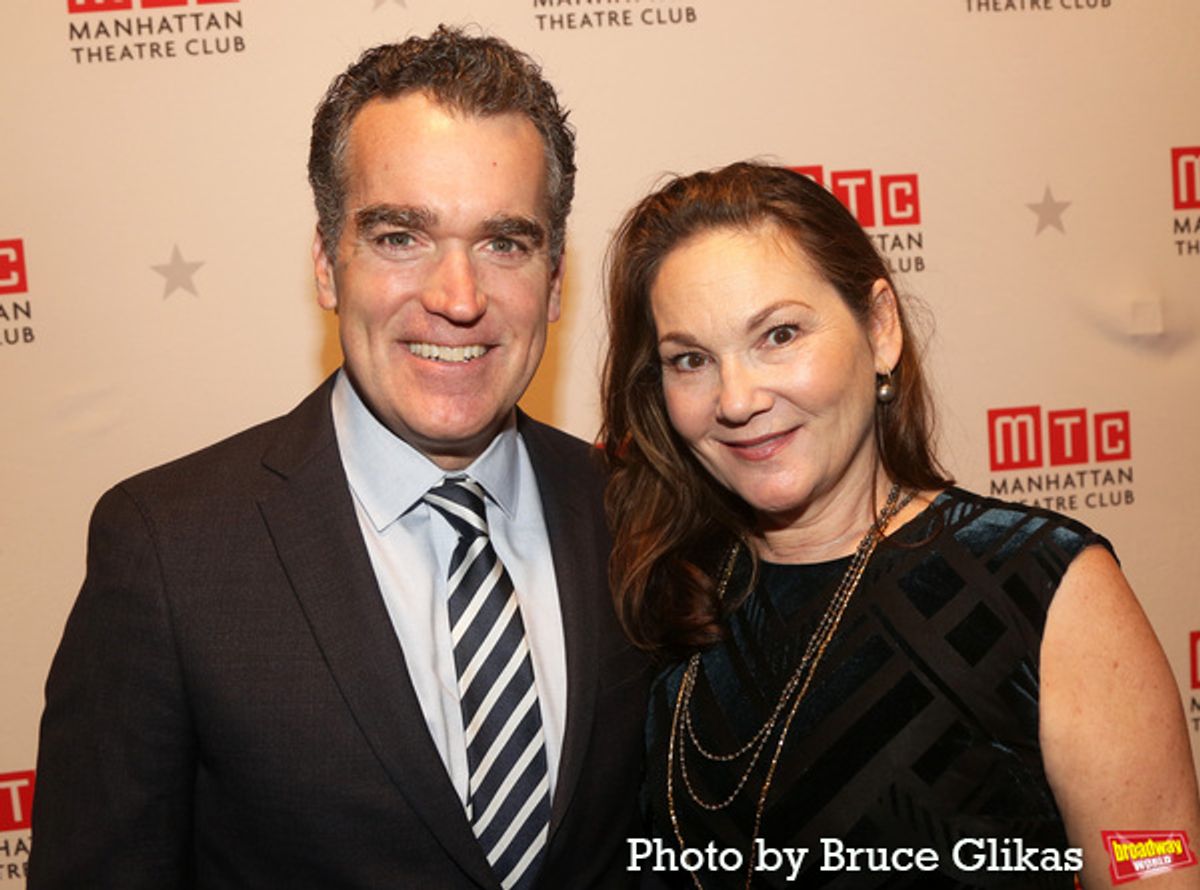 Brian d'Arcy James and Jennifer Prescott at 