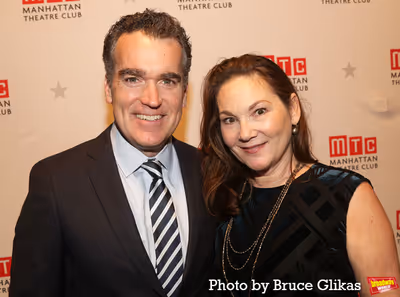 Brian d'Arcy James and Jennifer Prescott Photo