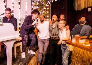 Tom Kitt and Almost Famous cast Photo