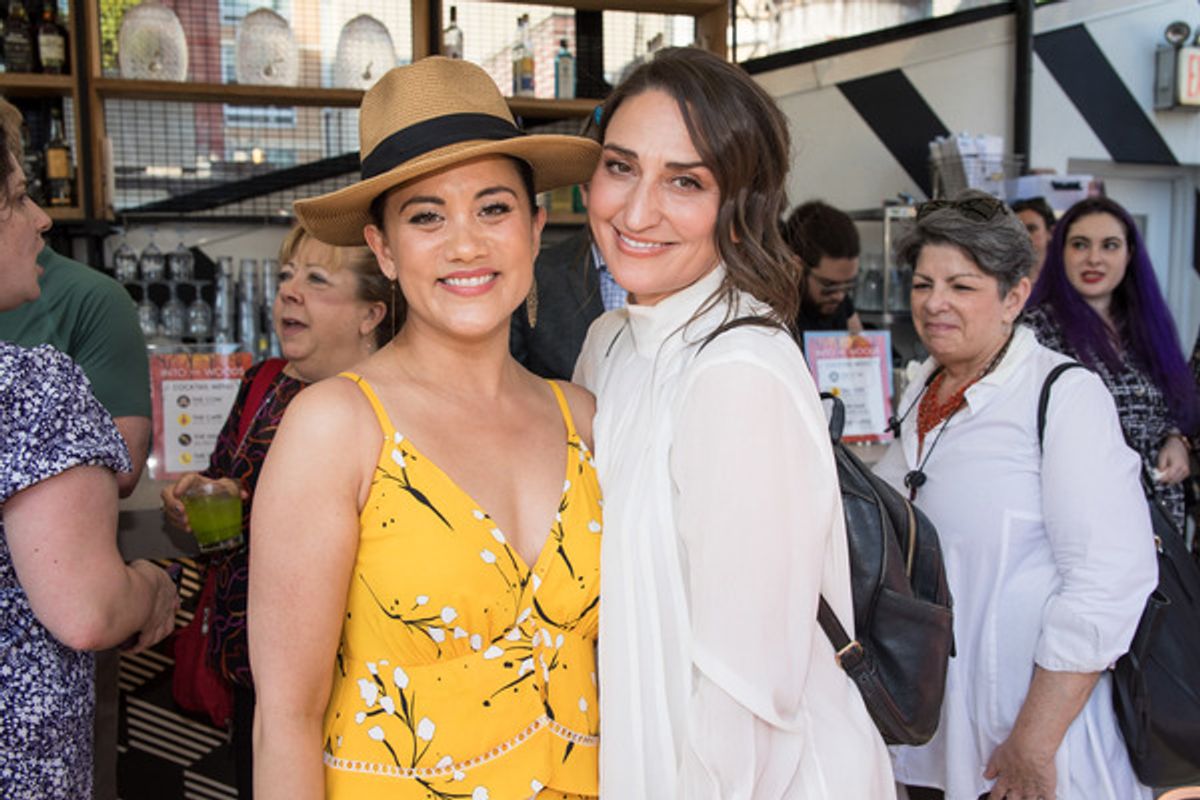 Diane Phelan and Sara Bareilles at 