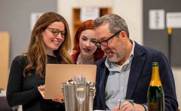 Kate Arrington, Nicole Scimeca and Ian Barford Photo