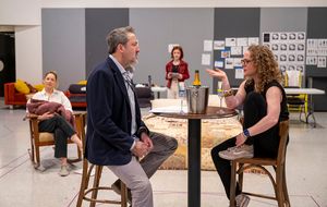 Judy Greer, Ian Barford, Nicole Scimeca and Caroline Neff @ BroadwayWorld Judy Greer, Ian Barford, Nicole Scimeca and Caroline Neff Photo