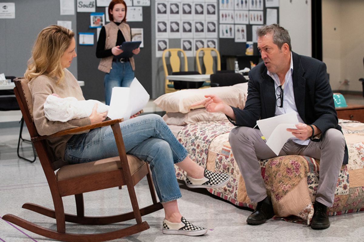 Judy Greer, Nicole Scimeca and Ian Barford at 