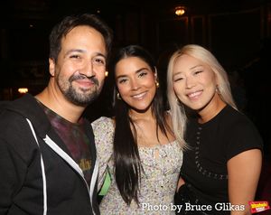 Lin-Manuel Miranda, Linedy Genao and Helen Park Photo