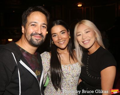 Lin-Manuel Miranda, Linedy Genao and Helen Park Photo