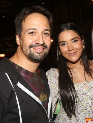 Lin-Manuel Miranda and Linedy Genao  Photo