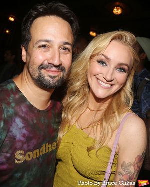 Lin-Manuel Miranda and Betsy Wolfe Photo