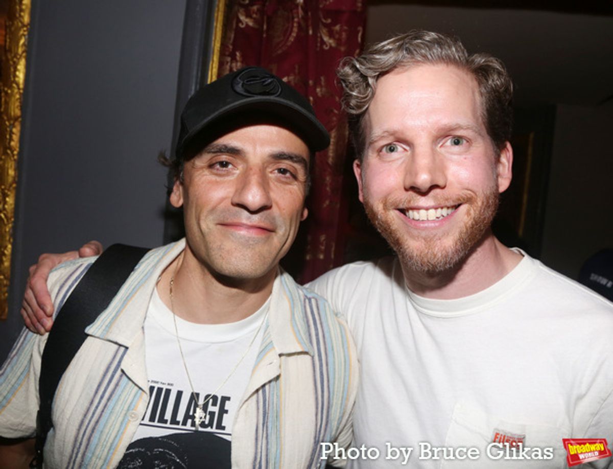 Oscar Isaac and Stark Sands at 