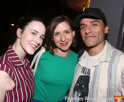 Rachel Brosnahan, Miriam Silverman and Oscar Isaac Photo