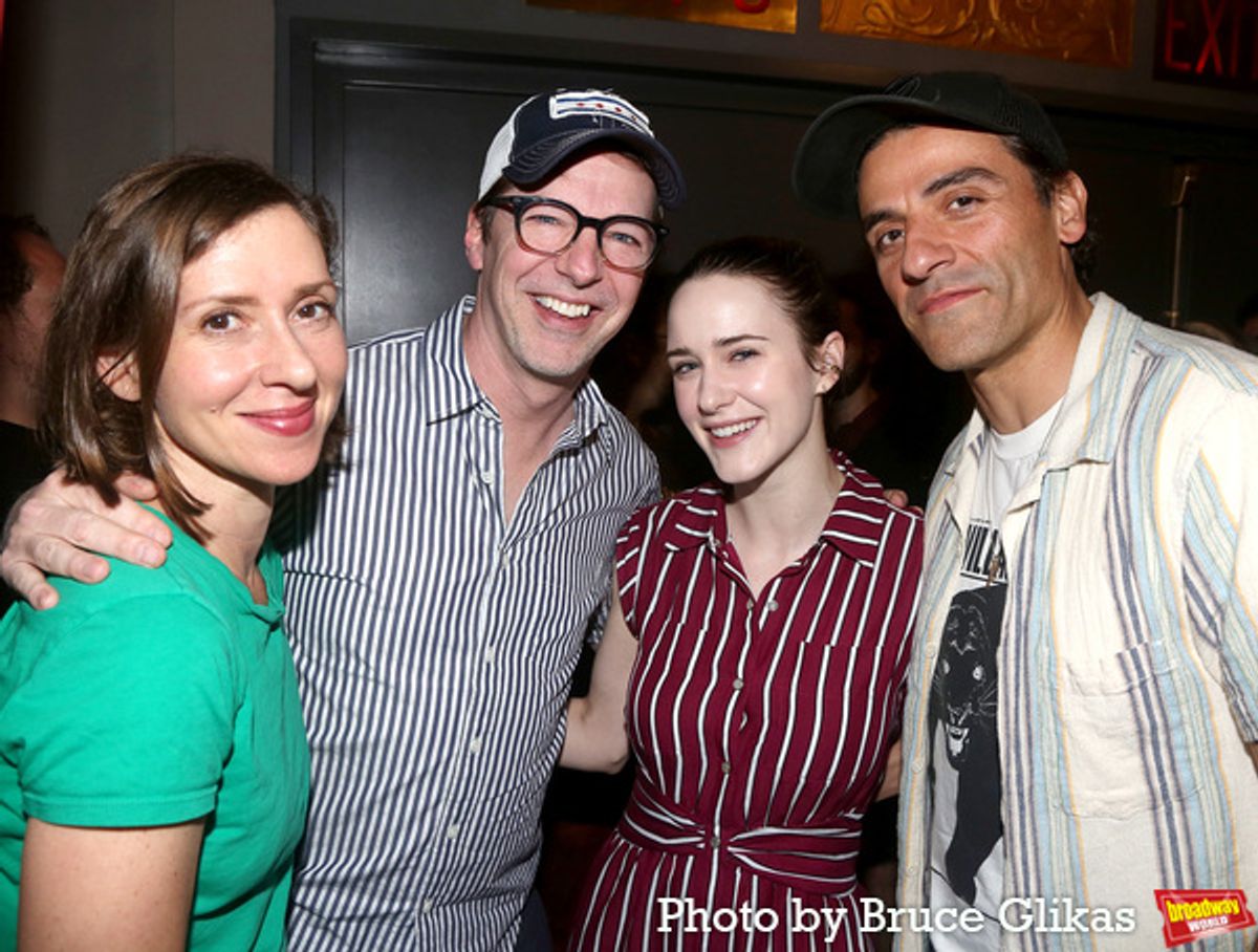Miriam Silverman, Sean Hayes, Rachel Brosnahan and Oscar Isaac at 