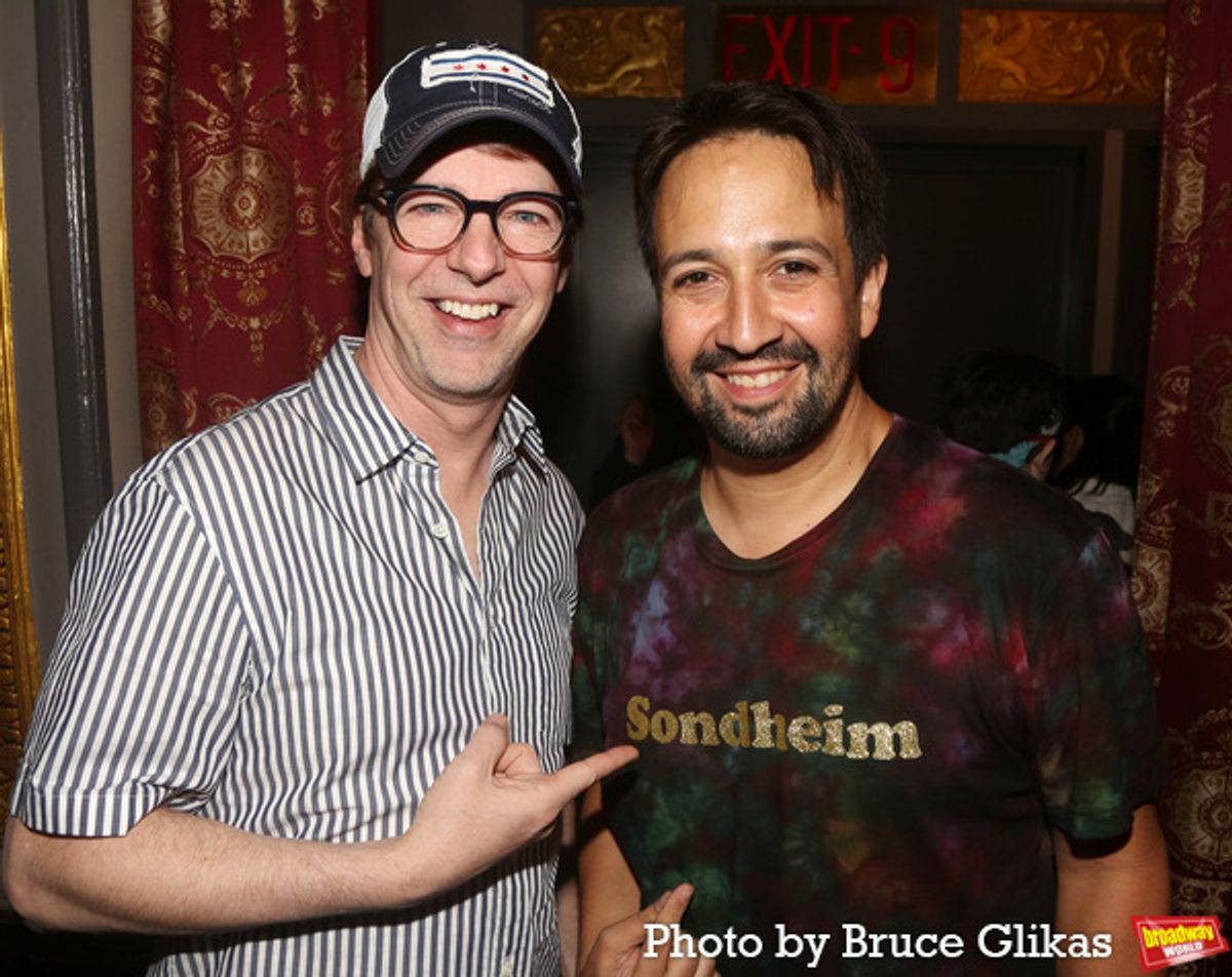 Sean Hayes and Lin-Manuel Miranda at 