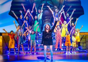 Kelli Rabke and the Children’s Choir  Photo