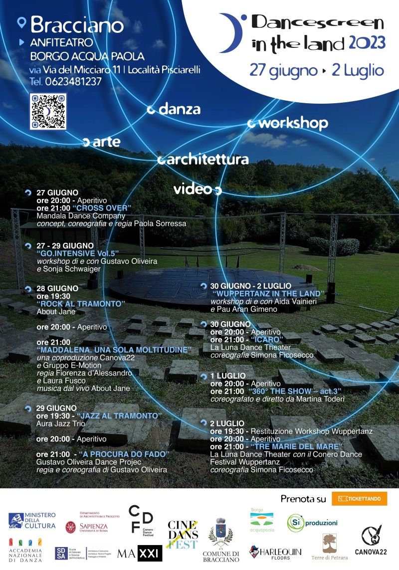 Previews: DANCE SCREEN IN THE LAND 2023 alla Fornace Del Canova A Roma e in altre due location Previews: DANCE SCREEN IN THE LAND 2023 alla Fornace Del Canova A Roma e in altre due location Image