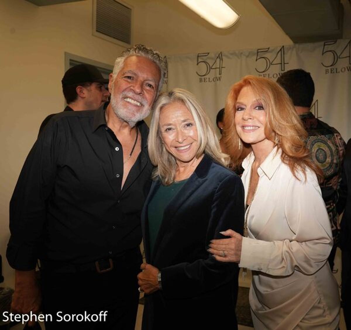 Clint Holmes, Eda Sorokoff, Kelly Clinton-Holmes at 