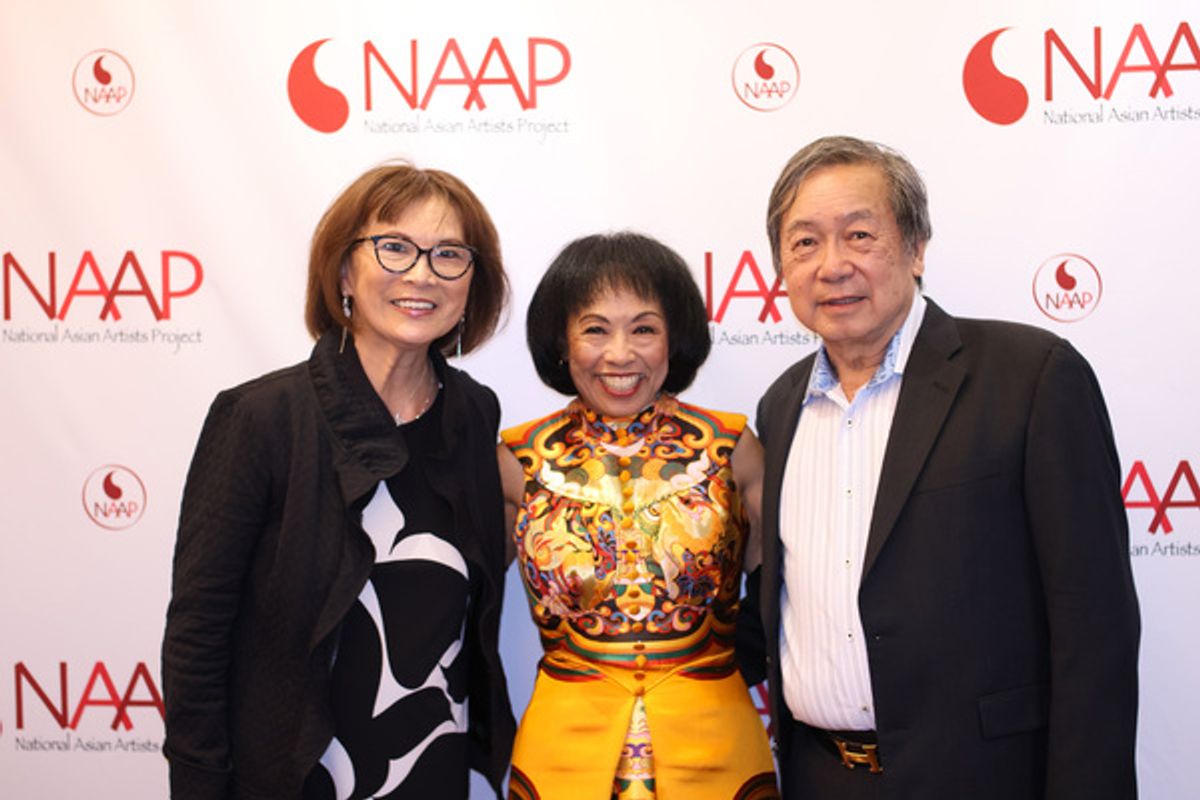 Lucy Kan,  Baayork Lee and Victor Kan at 