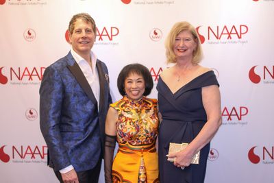 Greg Bernard, Baayork Lee and Lisa Pate Photo