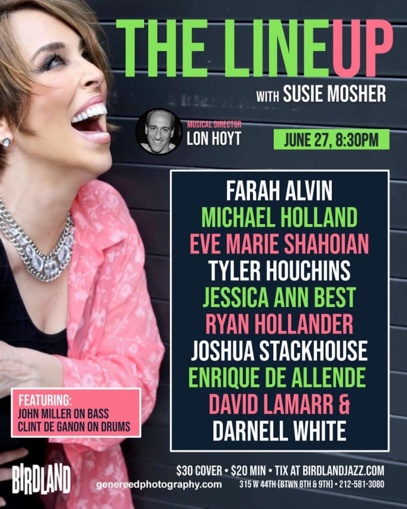 Photos: June 20th THE LINEUP WITH SUSIE MOSHER Welcomes Back Crowd Favorites  Image