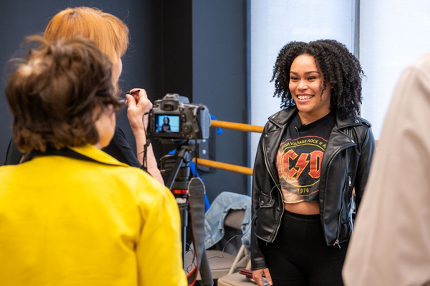 Photos: The Cast of THE GOSPEL ACCORDING TO HEATHER Meets the Press!  Image