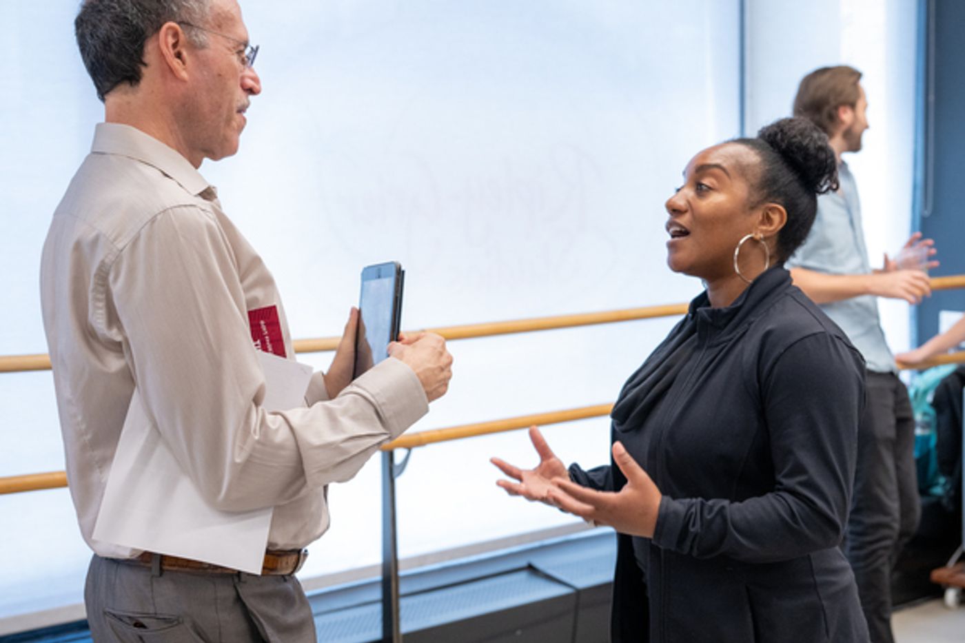 Photos: The Cast of THE GOSPEL ACCORDING TO HEATHER Meets the Press!  Image