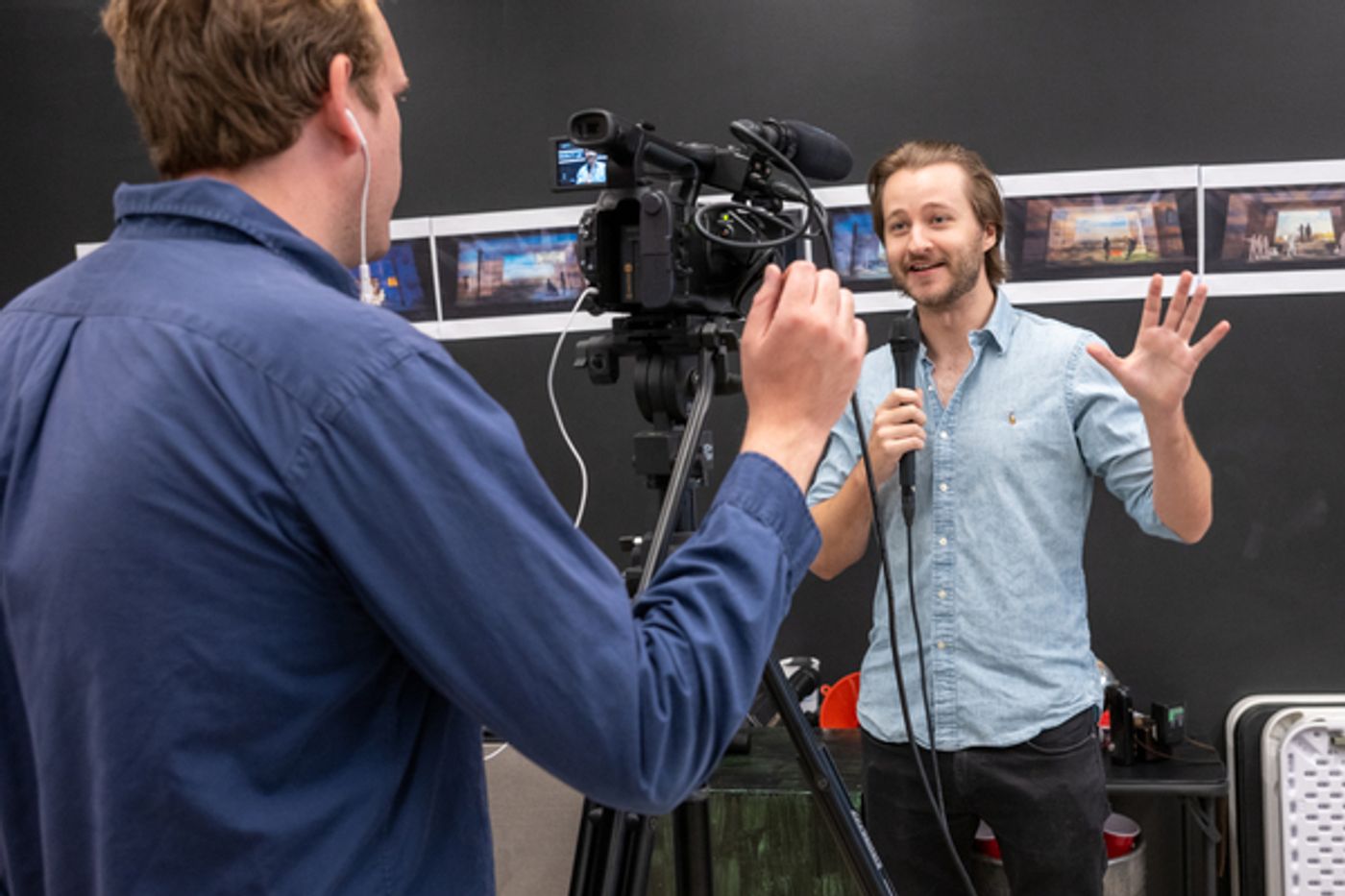 Photos: The Cast of THE GOSPEL ACCORDING TO HEATHER Meets the Press!  Image