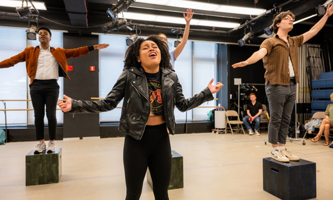 Photos: The Cast of THE GOSPEL ACCORDING TO HEATHER Meets the Press!  Image