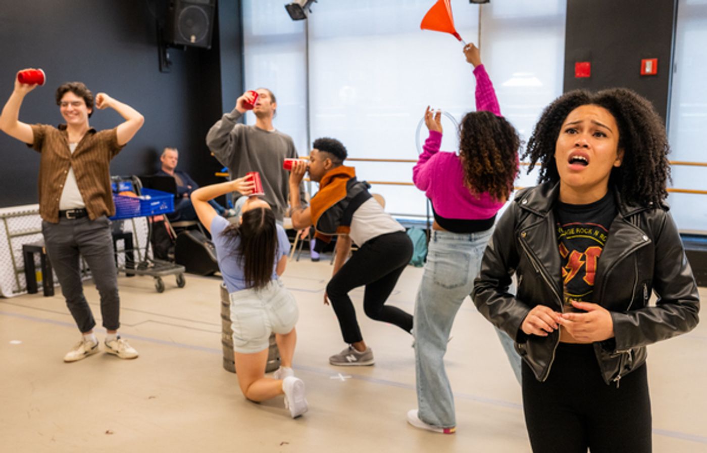 Photos: The Cast of THE GOSPEL ACCORDING TO HEATHER Meets the Press!  Image