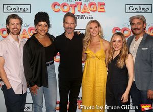 Alex Moffat, Lilli Cooper, Eric McCormack, Laura Bell Bundy, Dana Steingold and Nehal Photo