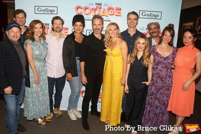 Director Jason Alexander, Tony Roach, Playwright Sandy Rustin, Alex Moffat, Lilli Coo Photo