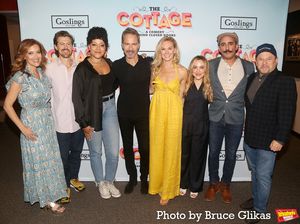 Playwright Sandy Rustin, Alex Moffat, Lilli Cooper, Eric McCormack, Laura Bell Bundy, Photo