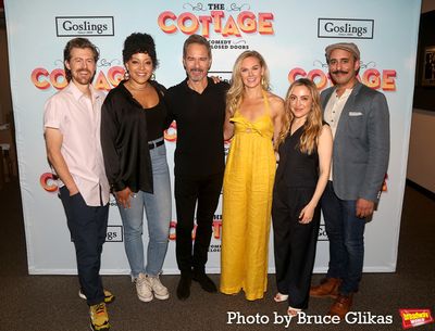 Alex Moffat, Lilli Cooper, Eric McCormack, Laura Bell Bundy, Dana Steingold and Nehal Photo