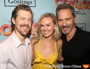 Alex Moffat, Laura Bell Bundy and Eric McCormack  Photo
