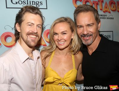 Alex Moffat, Laura Bell Bundy and Eric McCormack  Photo