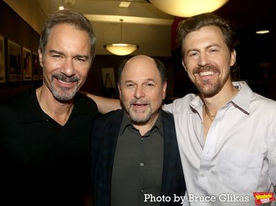 Eric McCormack, Director Jason Alexander and Alex Moffat Photo