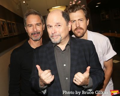 Eric McCormack, Director Jason Alexander and Alex Moffat Photo