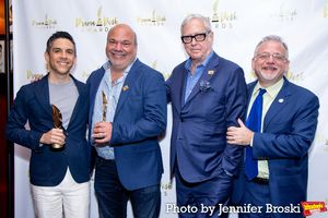Matthew Lopez, Casey Nicholaw, Scott Wittman, Marc Shaiman Photo