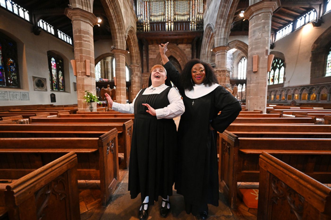 Photos: Stars of SISTER ACT Spread the Love Around Wolverhampton  Image